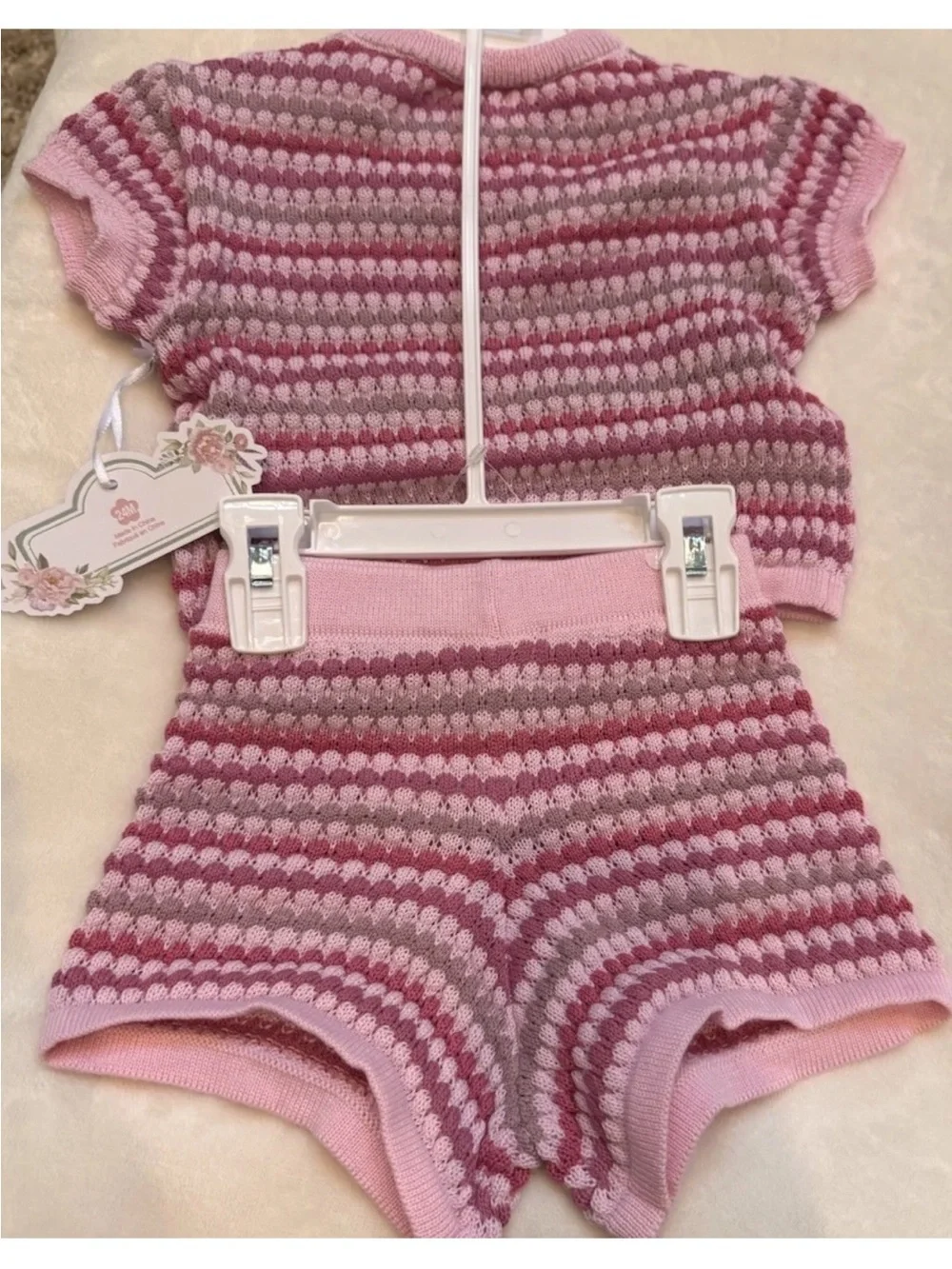 Blossom Blvd crocheted striped